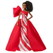 Кукла Барби 'Рождество-2019' (2019 Holiday Barbie), афроамериканка, коллекционная, Mattel [FXF02]