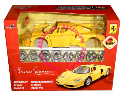 Сборная модель автомобиля Ferrari Enzo, желтая, 1:24, из серии Assembly Line, Maisto [39964] Сборная модель автомобиля Ferrari Enzo, желтая, 1:24, из серии Assembly Line, Maisto [39964]