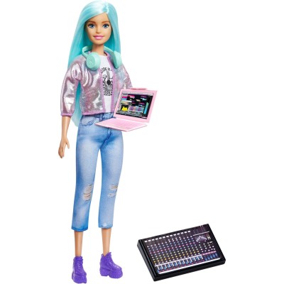Кукла Барби &#039;Музыкальный продюсер&#039;, из серии &#039;Я могу стать&#039;, Barbie, Mattel [GTN77] Кукла Барби 'Музыкальный продюсер', из серии 'Я могу стать', Barbie, Mattel [GTN77]