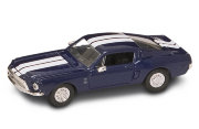 Модель автомобиля Shelby GT 500-KR 1968, синяя, 1:43, Yat Ming [94214B]