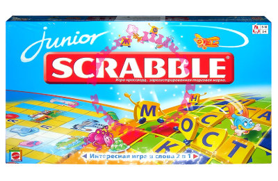 Игра настольная Scrabble Junior (Скрэббл Джуниор), на русском языке, Mattel [K6539] Игра настольная Scrabble Junior (Скрэббл Джуниор), на русском языке, Mattel [K6539]