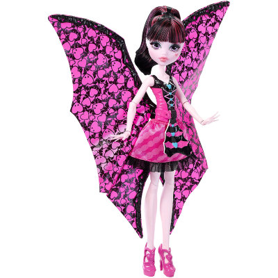 Кукла &#039;Дракулаура - Летучая мышь&#039; (Draculaura Ghoul-to-Bat), &#039;Школа Монстров&#039; Monster High, Mattel [DNX65] Кукла 'Дракулаура - Летучая мышь' (Draculaura Ghoul-to-Bat), 'Школа Монстров' Monster High, Mattel [DNX65]
