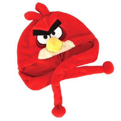 Плюшевая шапка &#039;Angry Birds - Красная птичка&#039;, &#039;Затейники&#039; [GT6379] Плюшевая шапка 'Angry Birds - Красная птичка', 'Затейники' [GT6379]