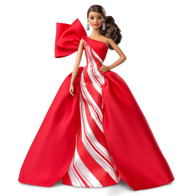 Кукла Барби &#039;Рождество-2019&#039; (2019 Holiday Barbie), латиноамериканка, коллекционная, Mattel [FXF03] Кукла Барби 'Рождество-2019' (2019 Holiday Barbie), латиноамериканка, коллекционная, Mattel [FXF03]