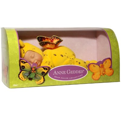 Кукла &#039;Младенец-бабочка желтая, спящая&#039;, 30 см, Anne Geddes [572115] Кукла 'Младенец-бабочка желтая, спящая', 30 см, Anne Geddes [572115]