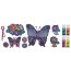 Набор для творчества с жидким пластилином 'Настенное украшение 'Бабочки', Play-Doh DohVinci, Hasbro [A9210] - A9210-1.jpg