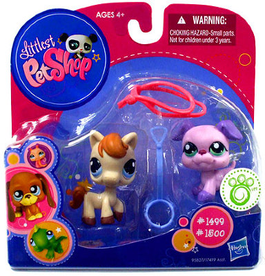 Коллекционные зверюшки 2010 - Щенок и Лошадка, специальная серия, Littlest Pet Shop [95827] Коллекционные зверюшки 2010 - Щенок и Лошадка, специальная серия, Littlest Pet Shop [95827]