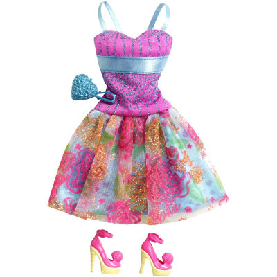 Одежда, обувь и аксессуары для Барби, из серии &#039;Модные тенденции&#039;, Barbie [X7848] Одежда, обувь и аксессуары для Барби, из серии 'Модные тенденции', Barbie [X7848]