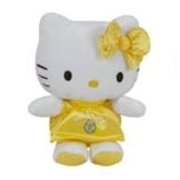 Мягкая игрушка 'Хелло Китти в желтом платье' (Hello Kitty), 15 см, Jemini [021964y]