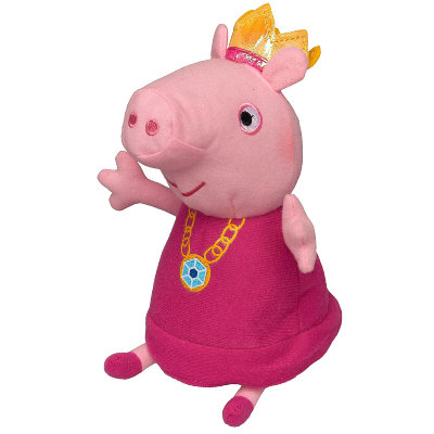 Мягкая игрушка &#039;Свинка Пеппа - принцесса&#039;, 15 см, Peppa Pig, Росмэн [31151] Мягкая игрушка 'Свинка Пеппа - принцесса', 15 см, Peppa Pig, Росмэн [31151]