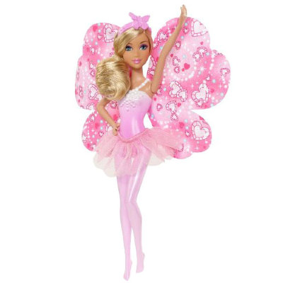 Мини-кукла Барби &#039;Фея-балерина&#039;, розовая, Barbie, Mattel [W2959] Мини-кукла Барби 'Фея-балерина', розовая, Barbie, Mattel [W2959]