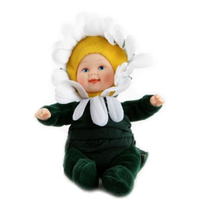 Кукла &#039;Младенец-ромашка&#039;, 15 см, Anne Geddes [564637] Кукла 'Младенец-ромашка', 15 см, Anne Geddes [564637]