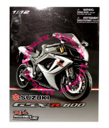 Сборная модель мотоцикла Suzuki GSX-R600, 1:12, из серии Assembly Line, Maisto [39080]
