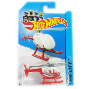 Коллекционная модель вертолета Island Hopper - HW City 2014, бело-красная, Hot Wheels, Mattel [BFC61]