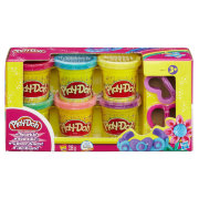 Набор сверкающего пластилина Play-Doh, 6 цветов, Play-Doh, Hasbro [A5417]