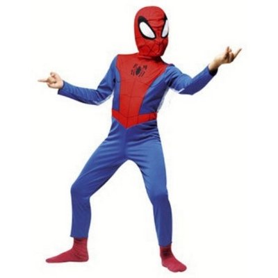 Детский костюм с капюшоном 'Человек-паук' (SpiderMan), размер 8-10 лет, Cesar [C137-003] Детский костюм с капюшоном 'Человек-паук' (SpiderMan), размер 8-10 лет, Cesar [C137-003]