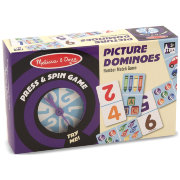 Настольная игра 'Цифры' (Picture Dominoes), Press&Spin Game, Melissa&Doug [4514]
