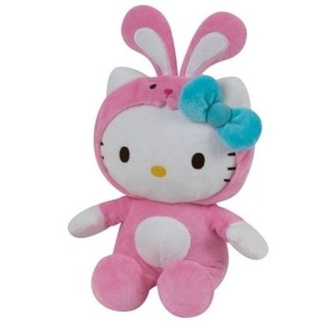 Мягкая игрушка 'Хелло Китти в костюме кролика' (Hello Kitty), 27 ...