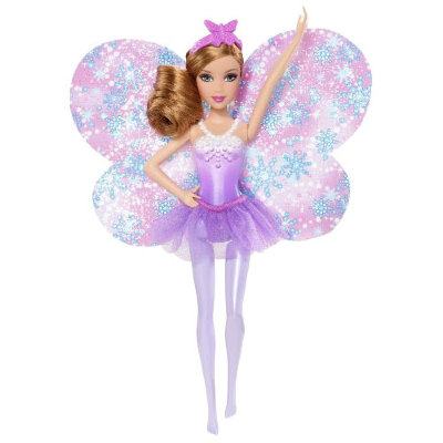 Мини-кукла Барби &#039;Фея-балерина&#039;, сиреневая, Barbie, Mattel [W2960] Мини-кукла Барби 'Фея-балерина', сиреневая, Barbie, Mattel [W2960]
