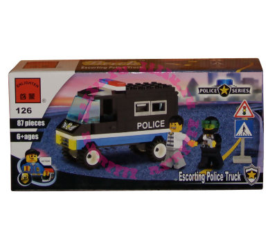 Конструктор &#039;Полицейский фургон&#039; из серии &#039;Police (Полиция)&#039;, Brick [126] Конструктор 'Полицейский фургон' из серии 'Police (Полиция)', Brick [126]