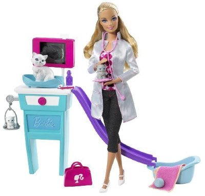 Кукла Барби 'Ветеринар для кошек', набор со звуком, из серии 'Я могу стать', Barbie, Mattel [T2695] Кукла Барби 'Ветеринар для кошек', набор со звуком, из серии 'Я могу стать', Barbie, Mattel [T2695]