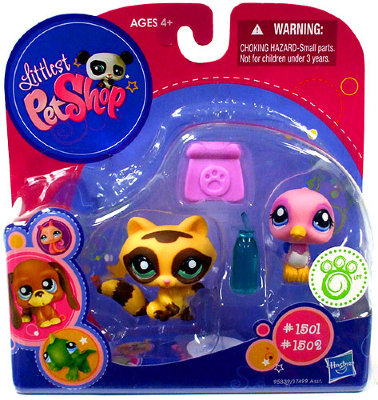 Коллекционные зверюшки 2010 - Дятел и Енот, специальная серия, Littlest Pet Shop [95839] Коллекционные зверюшки 2010 - Дятел и Енот, специальная серия, Littlest Pet Shop [95839]