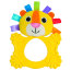 * Прорезыватель 'Львёнок Логан' (Logan the Lion Teethmal), Lamaze, Tomy [LC27614] - LC27614-2.jpg