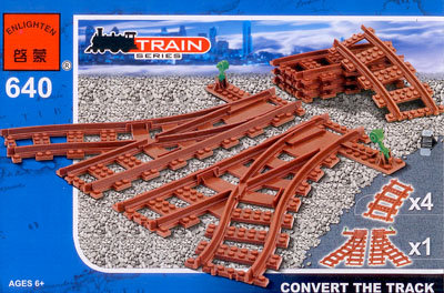 Набор 'Стрелки и рельсы' из серии 'Train (Железная дорога)', Brick [640] Набор 'Стрелки и рельсы' из серии 'Train (Железная дорога)', Brick [640]