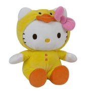 Мягкая игрушка 'Хелло Китти в костюме цыпленка' (Hello Kitty), 27 см, Jemini [021961c]