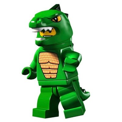 Минифигурка &#039;Человек в костюме крокодила&#039;, серия 5 &#039;из мешка&#039;, Lego Minifigures [8805-06] Минифигурка 'Человек в костюме крокодила', серия 5 'из мешка', Lego Minifigures [8805-06]
