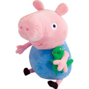 Мягкая игрушка 'Поросёнок Джордж с динозавром', 34 см, Peppa Pig, Росмэн [29626]
