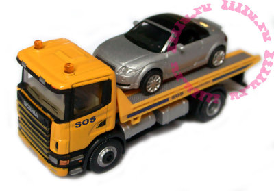 Модели эвакуатора Scania и автомобиля Audi TT 1:72 (1:80), Cararama [181ND-05] Модели эвакуатора Scania и автомобиля Audi TT 1:72 (1:80), Cararama [181ND-05]