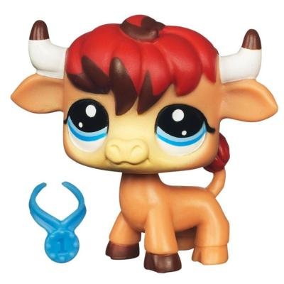 Одиночная зверюшка 2012 - Бык, Littlest Pet Shop, Hasbro [37774] Одиночная зверюшка 2011 - Бык, Littlest Pet Shop, Hasbro [37774]