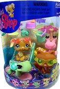 Цилиндр с четырьмя зверюшками 'Пляж', Littlest Pet Shop, Hasbro [24156]