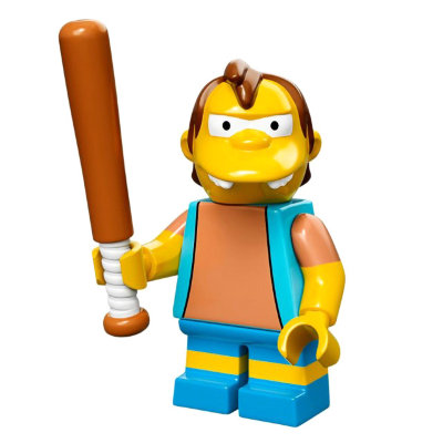 Минифигурка &#039;Нельсон Манц&#039;, серия The Simpsons &#039;из мешка&#039;, Lego Minifigures [71005-12] Минифигурка 'Нельсон Манц', серия The Simpsons 'из мешка', Lego Minifigures [71005-12]