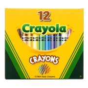 Разноцветные восковые мелки, 12 цветов, Crayola [0012]