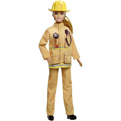Кукла Барби &#039;Пожарный&#039;, из серии &#039;Я могу стать&#039;, Barbie, Mattel [GFX29] Кукла Барби 'Пожарный', из серии 'Я могу стать', Barbie, Mattel [GFX29]