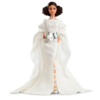 Кукла &#039;Принцесса Лея&#039; (Princess Leia), из серии &#039;Star Wars&#039;, коллекционная, Gold Label Barbie, Mattel [GHT78] Кукла 'Принцесса Лея' (Princess Leia), из серии 'Star Wars', коллекционная, Gold Label Barbie, Mattel [GHT78]
