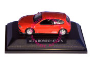 Модель автомобиля Alfa Romeo 147 GTA 1:72, красная, в пластмассовой коробке, Yat Ming [73000-02]