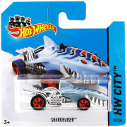 Коллекционная модель автомобиля Sharkruiser - HW City 2014, голубой металлик, Hot Wheels, Mattel [BFC66]