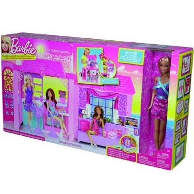 Игровой набор с куклой Барби &#039;Гламурный домик для отдыха Барби&#039;, Barbie, Mattel [Y4118] Игровой набор с куклой Барби 'Гламурный домик для отдыха Барби', Barbie, Mattel [Y4118]