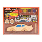 Набор для детского творчества 'Деревянная гоночная машина', из серии Decorate-Your-Own, Melissa&Doug [2370]