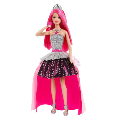 Кукла &#039;Поющая Принцесса Кортни&#039; из серии &#039;Рок-Принцесса&#039;, Barbie, Mattel [CMR92] Кукла 'Поющая Принцесса Кортни' из серии 'Рок-Принцесса', Barbie, Mattel [CMR92]