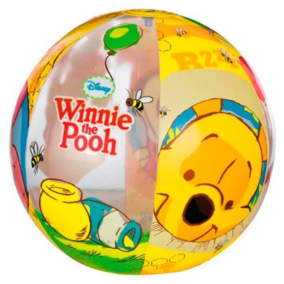 Пляжный мяч &#039;Винни Пух&#039; (Winnie The Pooh), 61 см, Disney, Intex [58056NP] Пляжный мяч 'Винни Пух' (Winnie The Pooh), 61 см, Disney, Intex [58056NP]