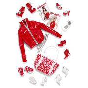 Набор одежды и аксессуаров 'Barbie Look No. 02 — Collection RED', коллекционная Barbie Black Label, Mattel [V9319]