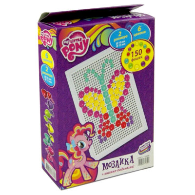 Мозаика 'Моя маленькая пони', 150 элементов, My Little Pony, Затейники [GT8673] Мозаика 'Моя маленькая пони', 150 элементов, My Little Pony, Затейники [GT8673]