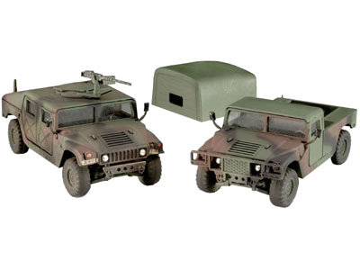 * Сборная модель &#039;Военные автомобили Hummer HMMWV M998 и M1025 1:72&#039;, Revell [03137] Сборная модель 'Военные автомобили Hummer HMMWV M998 и M1025 1:72', Revell [03137]