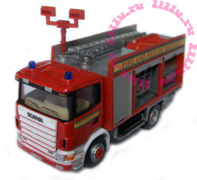 Модель пожарной машины Scania 1:72 (1:80), Cararama [181ND-06] Модель пожарной машины Scania 1:72 (1:80), Cararama [181ND-06]