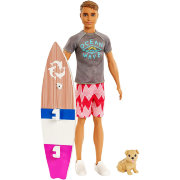 Кукла Кен 'Серфинг', из серии 'Dolphin Magic', Barbie, Mattel [FBD71]