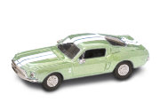 Модель автомобиля Shelby GT 500-KR 1968, зеленая, 1:43, Yat Ming [94214G]